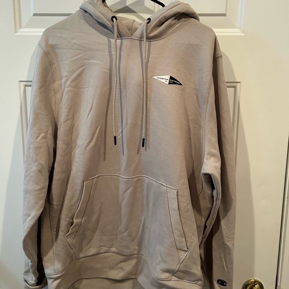 Champion Men's Beige Hoodie